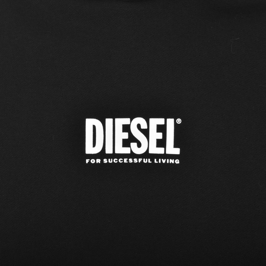 Alternative Image for ProductDiesel S Girik Logo Hoodie Black3